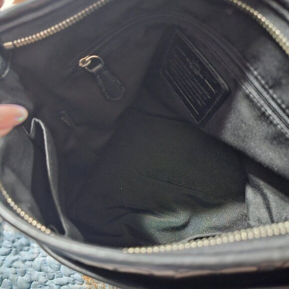 Coach File Bag Crossbody In Signature Monogram Jacquard Purse - Picture 7 of 10